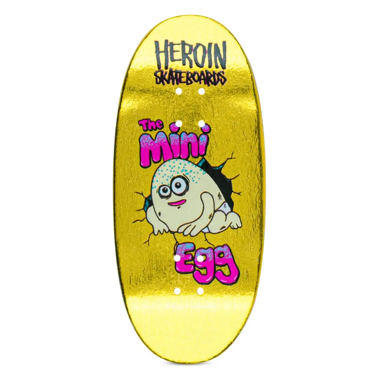 Maple Lab Fingerboard Deck - The Mini Egg Golden Foil 1