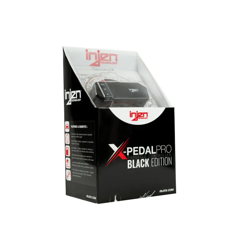 Injen 10-19 Audi A4 2.0T / 06-19 Vw Gti 2.0T / 12-19 Vw Golf R 2.0T X-Pedal Pro Black Edition Thrott 1