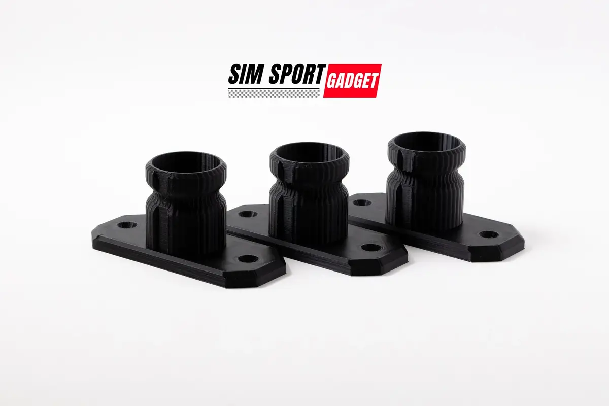 3-Pack Wall Mounts For Fanatec Qr1 Quick Release 1