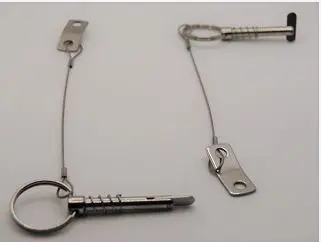 Pull Pin W/Cable Spring & Lock, Large Tab (3048) 1