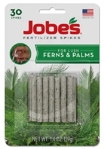 Jobe's 05101 30 Pack Of 16-2-6 Fern & Palm Fertilizer Spikes - Quantity Of 12 1