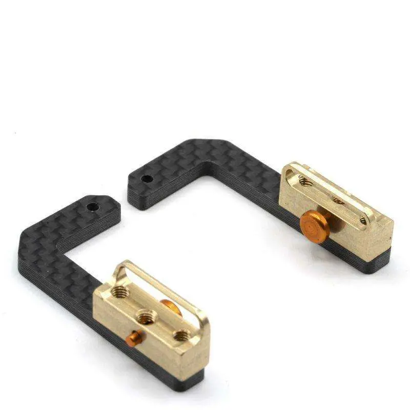 Xray T4'19 Graphite + Brass Fully Adjustable Battery Holder 1