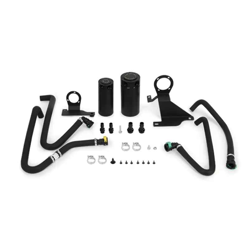 Mishimoto 11-14 Ford F-150 Ecoboost 3.5L Baffled Oil Catch Can Kit - Black 1
