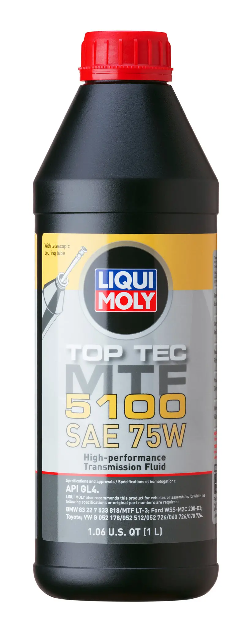 Liqui Moly 1L Top Tec Mtf 5100 Gear Oil Sae 75W 1