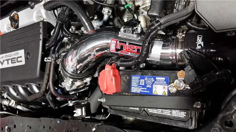 Injen 12-15 Honda Civic Si 9Th Gen/13-15 Acura Ilx 2.4L 4Cyl Polished True Cold Air Intake W/Mr Tech 1