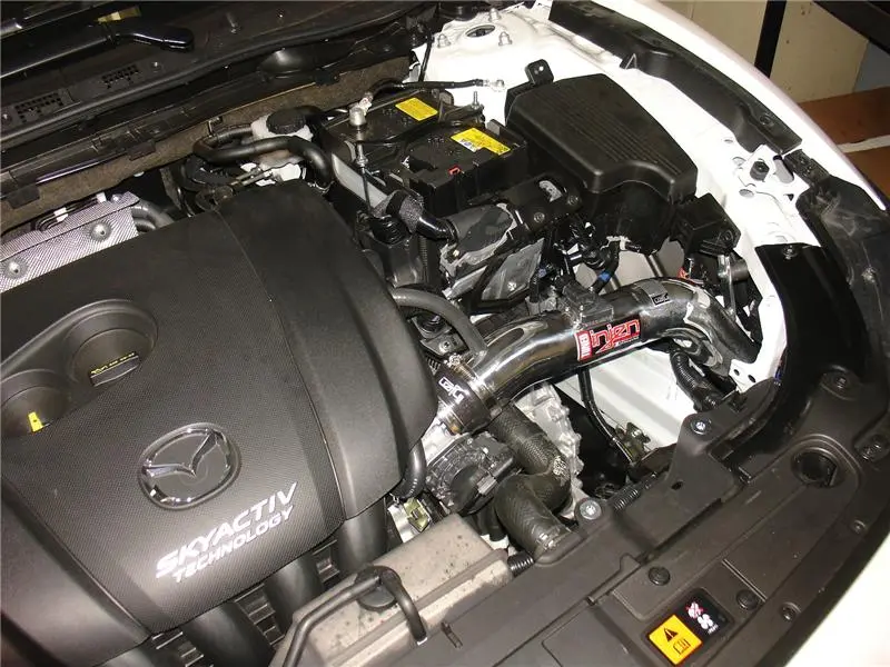 Injen 14-15 Mazda 6 2.5L 4Cyl Black Cold Air Intake W/ Mr Tech & Air Fusion 1