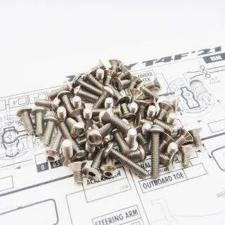 Hiro Seiko Xray T4f'21 Titanium Hex Socket Screw Set 1