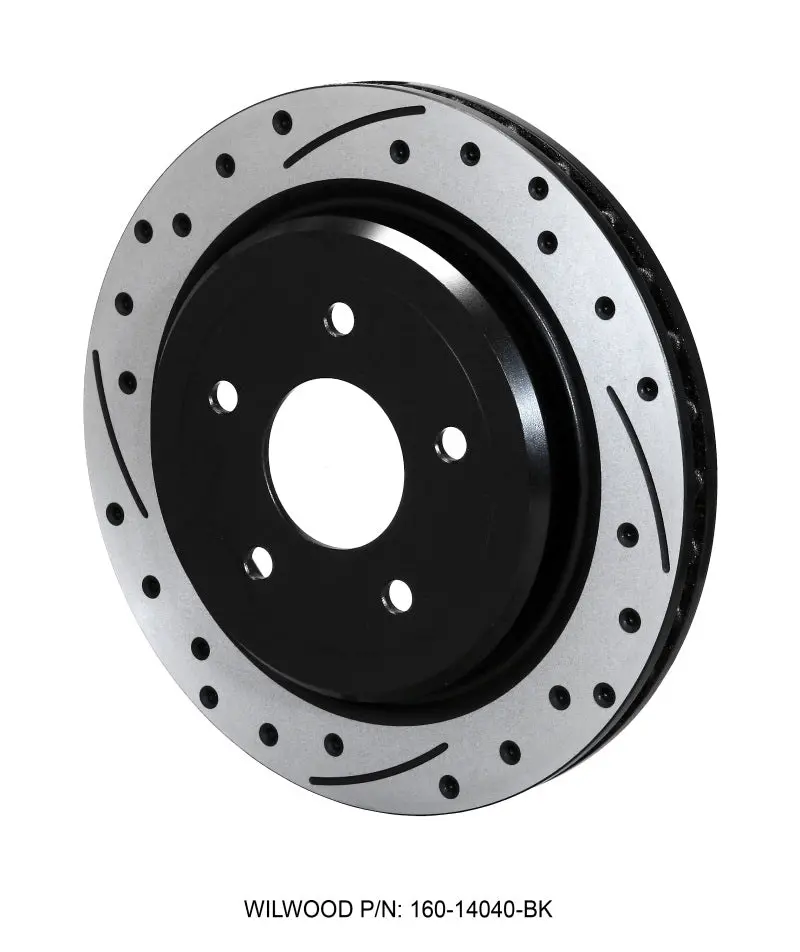 Wilwood Rotor-Rear-Srp-C5/C6 Vette-Rh-Blk 12.00 X 1.03 - 5 X 4.75In 1