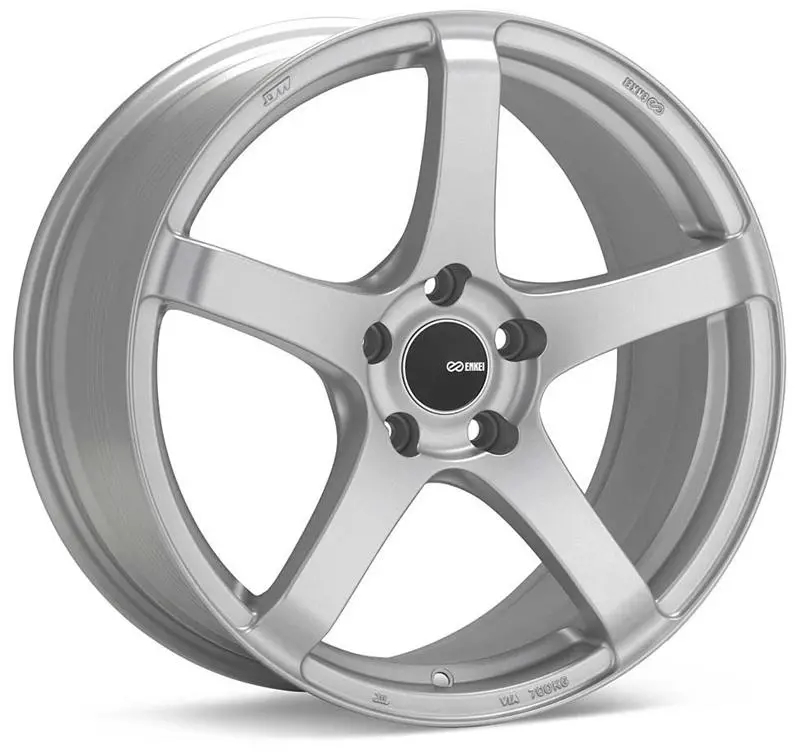 Enkei Kojin 17X8 35Mm Offset 5X114.3 Bolt Pattern 72.6Mm Bore Dia Matte Silver Wheel 1