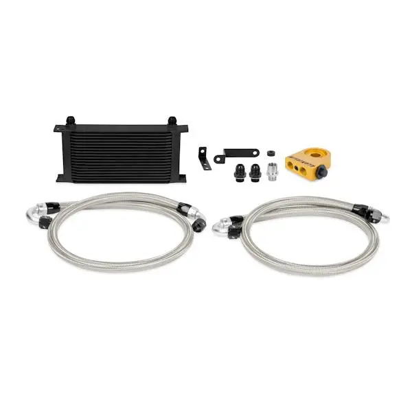 Mishimoto 08-14 Wrx/Sti Thermostatic Oil Cooler Kit - Black 1