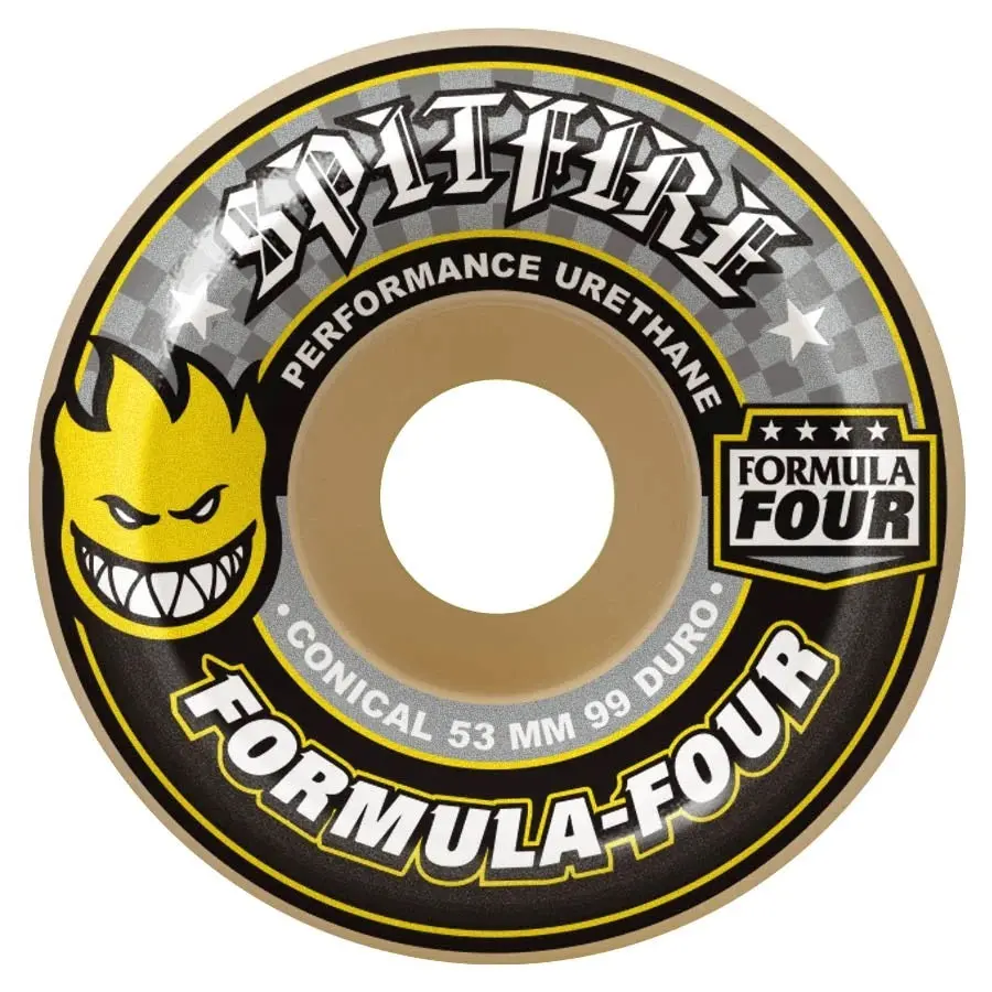 Spitfire Conical F4 99D 52/56Mm Skateboard Wheels 1