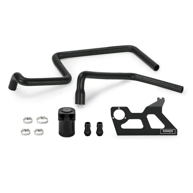Mishimoto 07-11 Jeep Wrangler Jk Baffled Oil Catch Can - Black 1