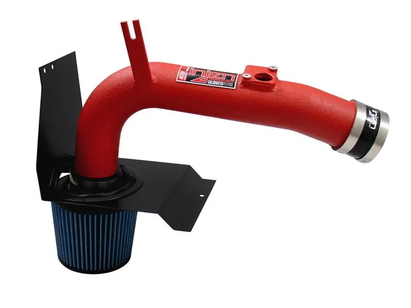 Injen 08-13 Subaru Wrx/Sti 2.5L (T) Wrinkle Red Cold Air Intake 1