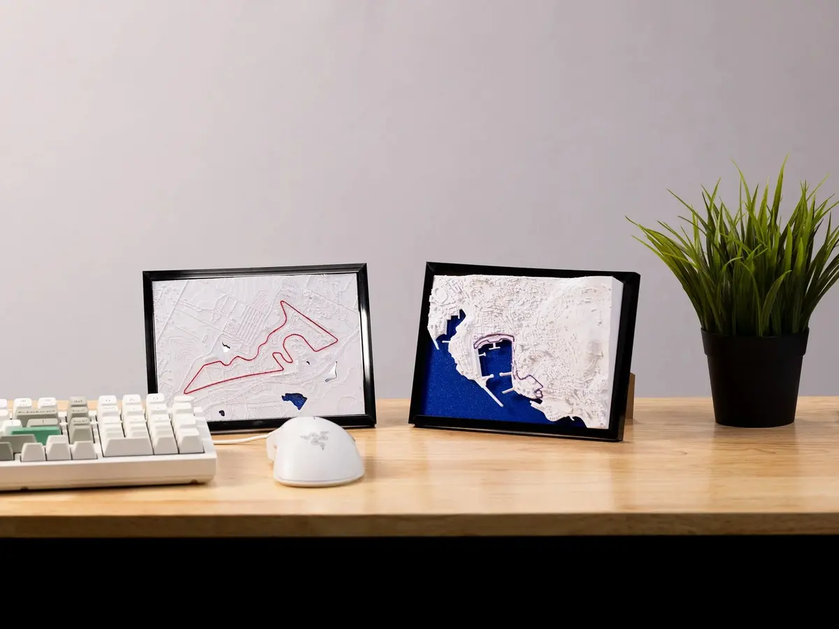 3D Circuit Track Art | F1 | Customizable | Gift | Decoration | Kitchen | Bedroom | Living Room | 7