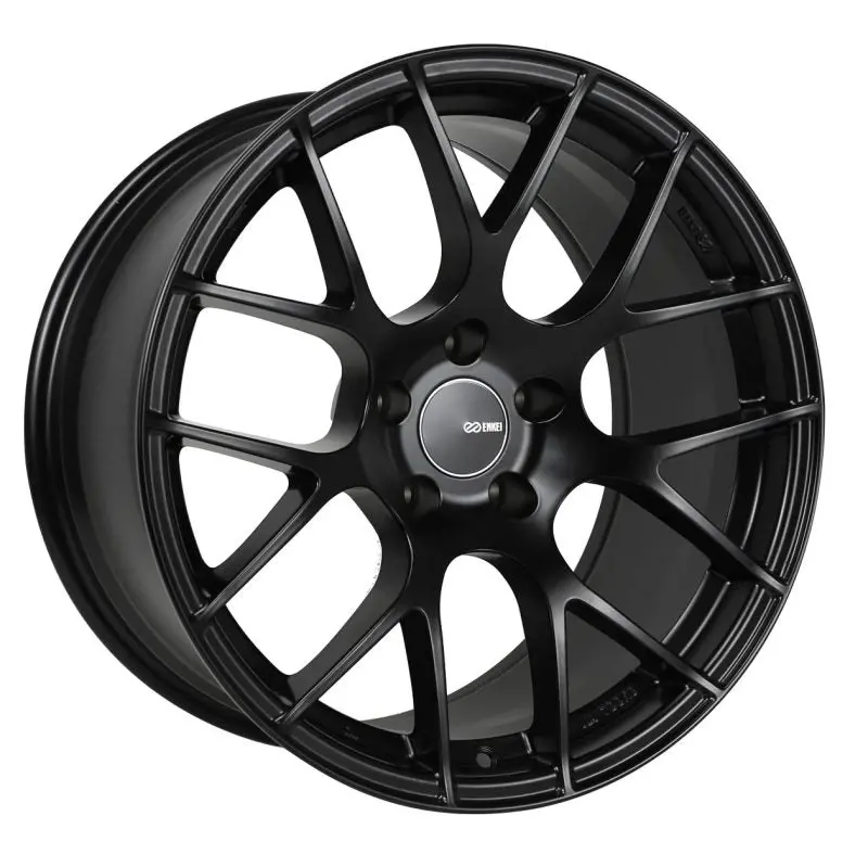 Enkei Raijin 18X8 45Mm Offset 5X112 Bolt Pattern 72.6 Bore Diameter Matte Black Wheel 1