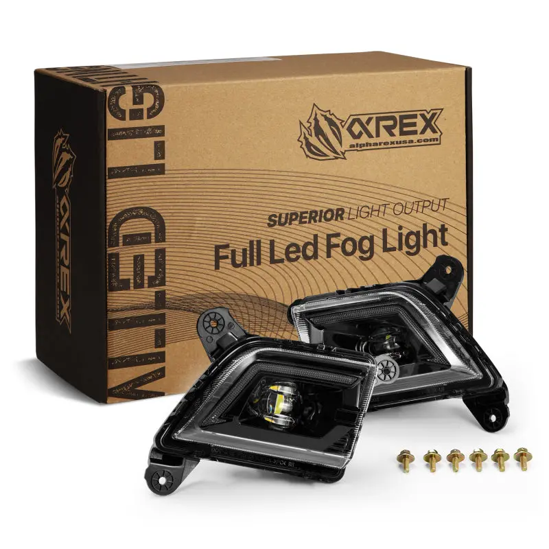 Alpharex 19-23 Chevrolet Silverado 2500/3500Hd Doubletap Dual Color Led Projector Fog Lights 1