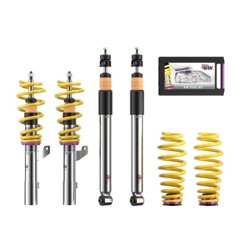 Kw Coilover Kit V3 Honda Civic; Coupe Hatchback Sedan W/ Rear Lower Fork Mounts 1