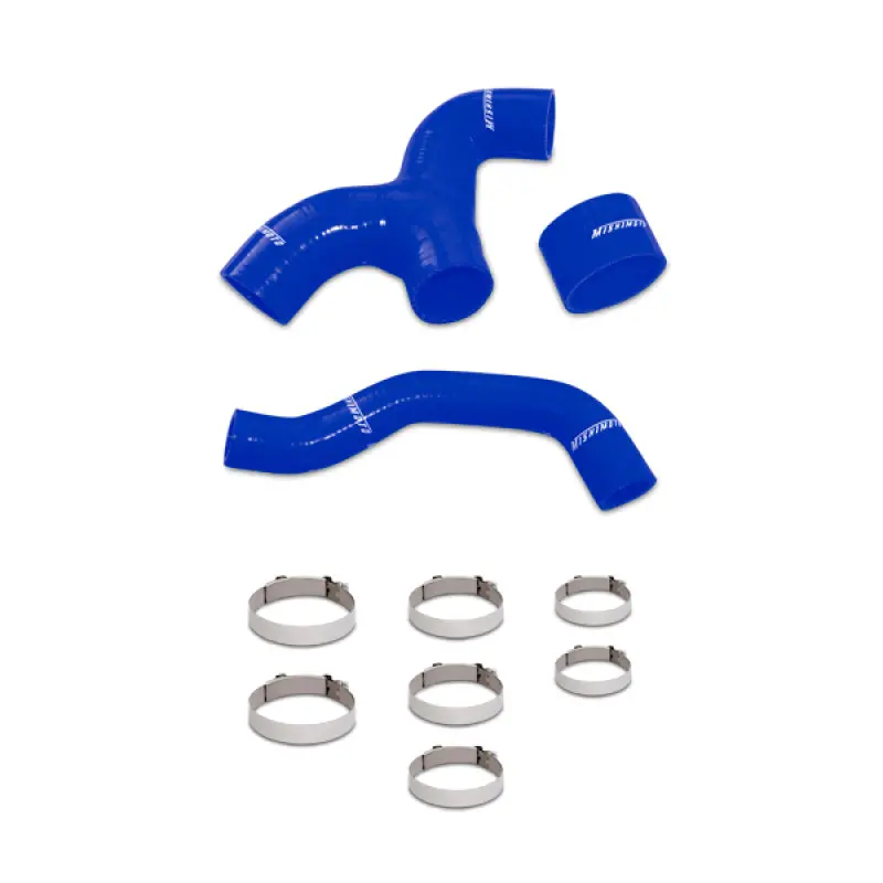 Mishimoto 02-05 Subaru Wrx Blue Silicone Intercooler Hoses 1