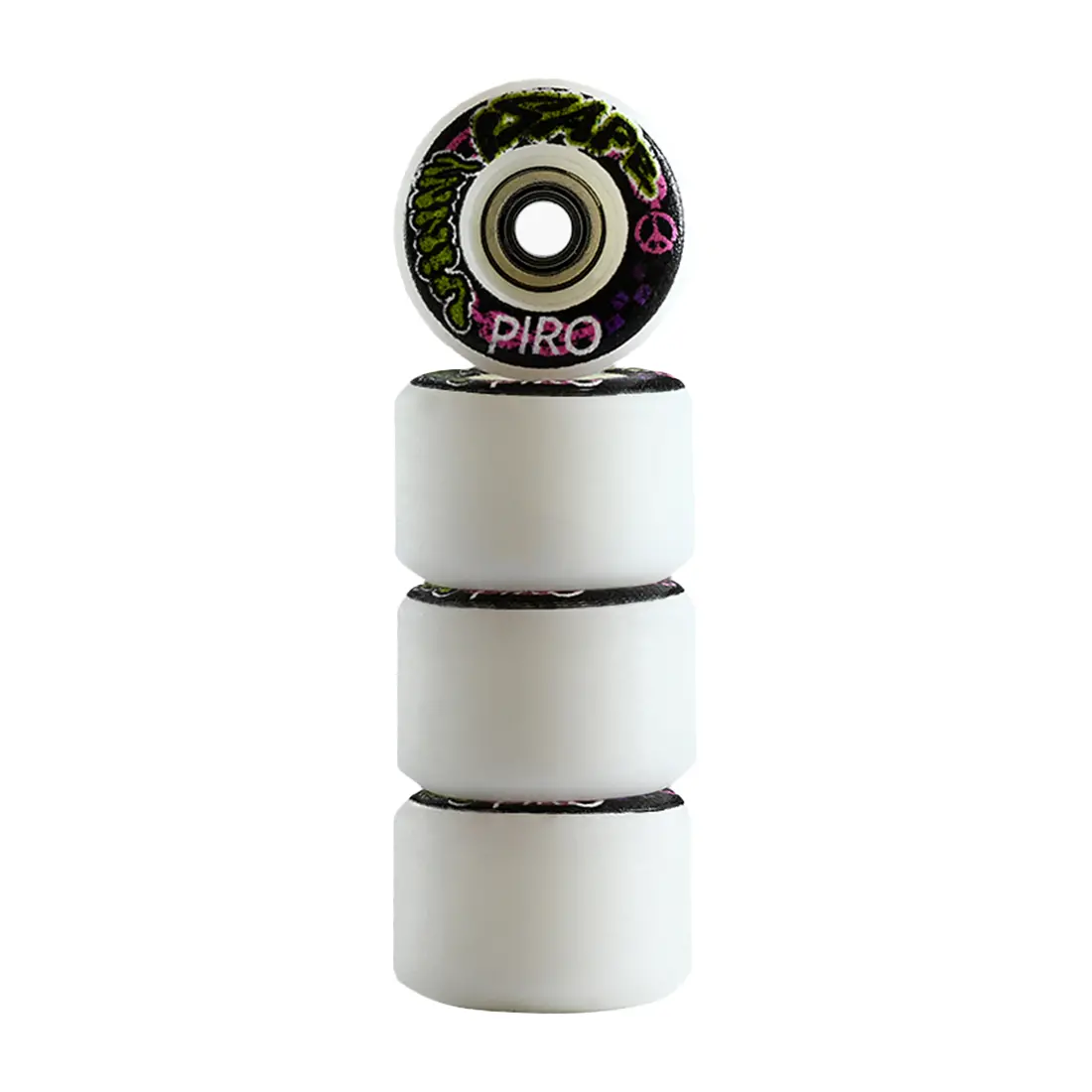 Piro Performance Graphic Fingerboard Wheels - Pro Safe 1