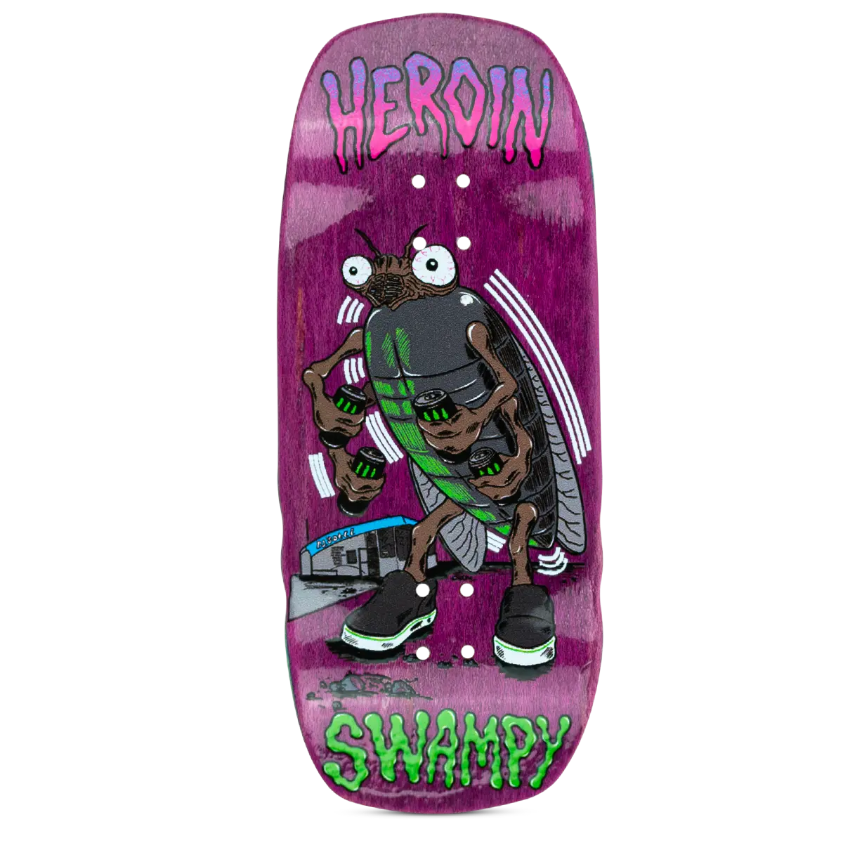 Maple Lab Fingerboard Deck - Swampy Bug 1