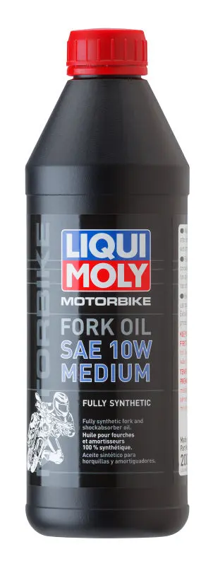 Liqui Moly 1L Motorbike Fork Oil Sae 10W Medium 1