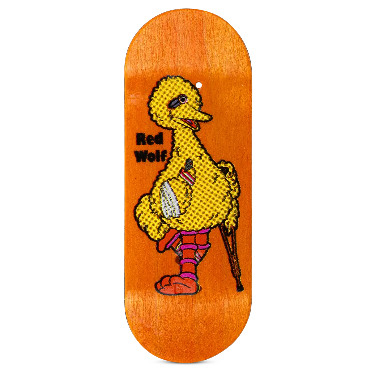 Red Wolf Fingerboard Deck - Big Bird 1