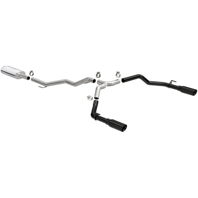 Magnaflow 2020 Jeep Gladiator 3In Street Series Dual Split Exit Ss Cat-Back Exhaust W/Black Tips 1