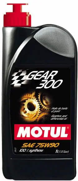 Motul Transmission Gear 300 75W90 - Synthetic Ester - 20L Orange Jerry Can 1