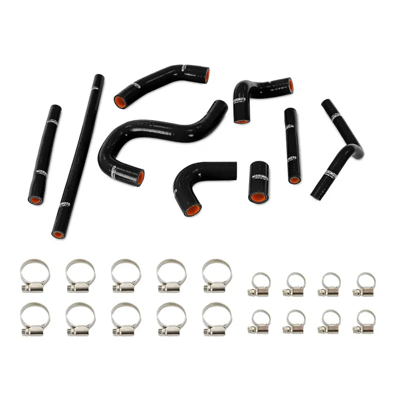 Mishimoto 96-02 Toyota 4Runner 3.4L (W/ Rear Heater) Silicone Heater Hose Kit - Black 1