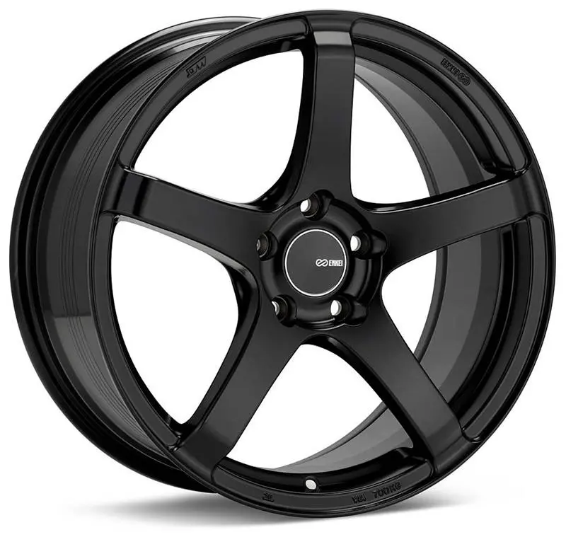 Enkei Kojin 18X9.5 45Mm Offset 5X100 Bolt Pattern 72.6Mm Bore Dia Matte Black Wheel 1