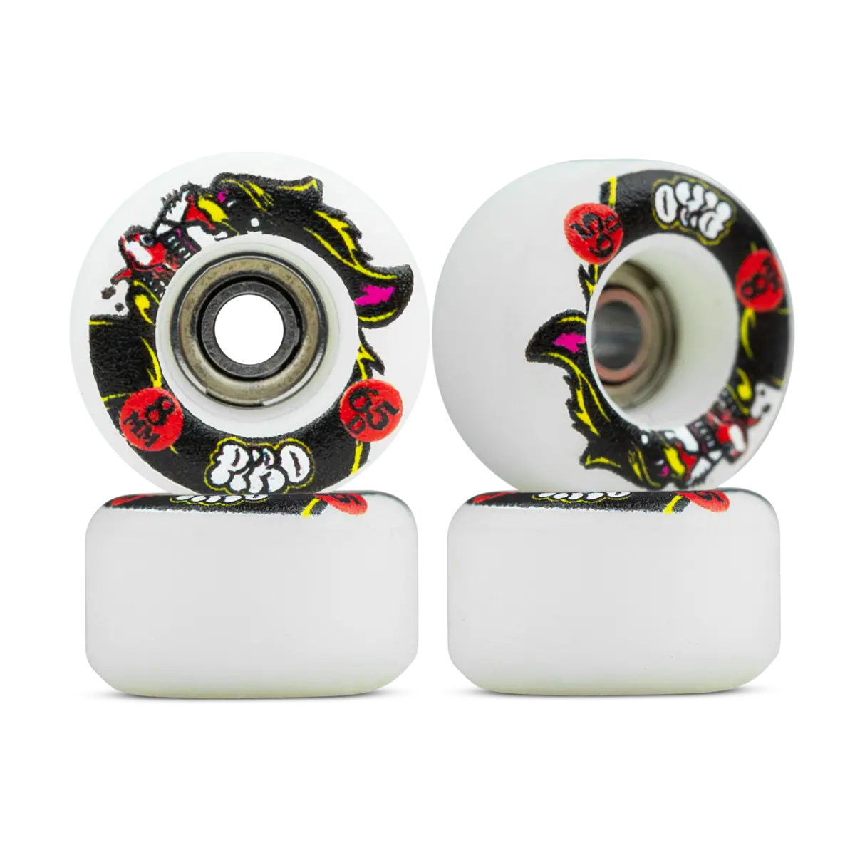 Piro Performance Graphic Fingerboard Wheels - Bakeneko 2