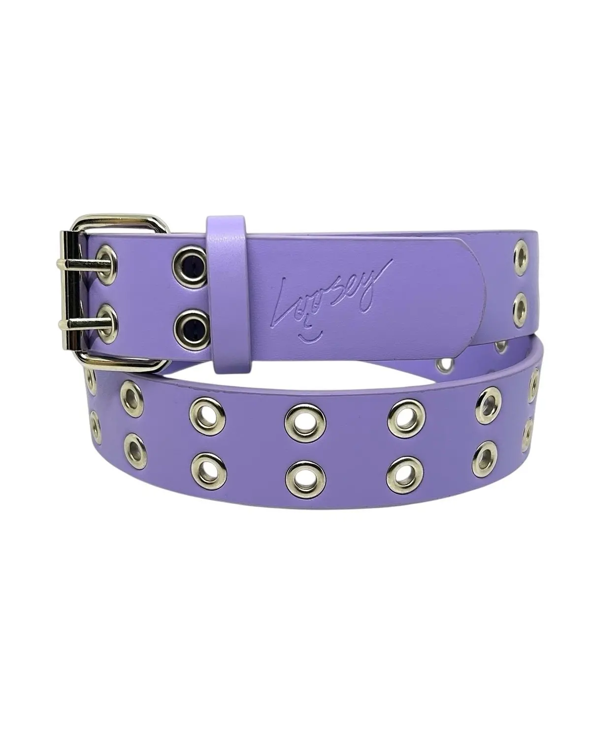 Loosey Lavender Grommet Hole Belt 1