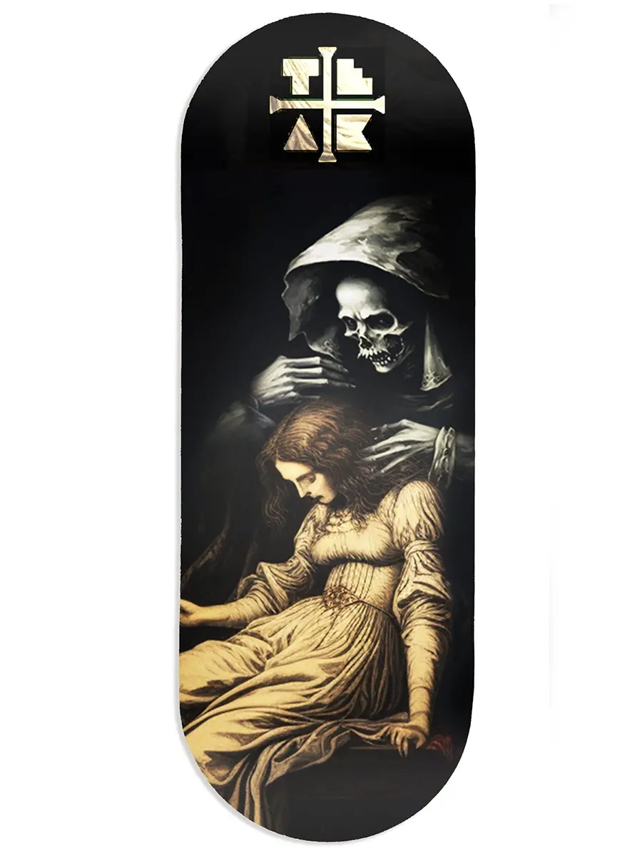 Teak Tuning Fingerboard Deck - The Visit 1