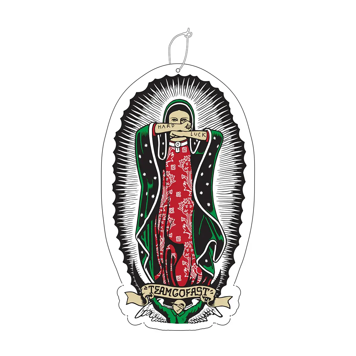 Hard Luck Lady G Bandera Air Freshener 1