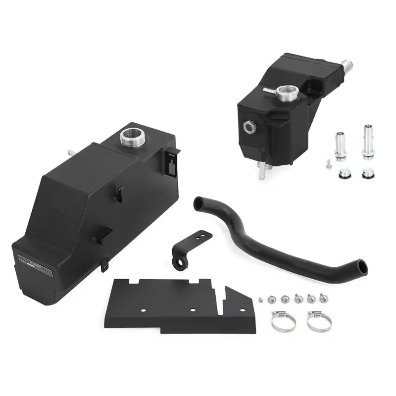 Mishimoto 11-19 Ford 6.7L Powerstroke Expansion Tank Kit - Micro-Wrinkle Black 1
