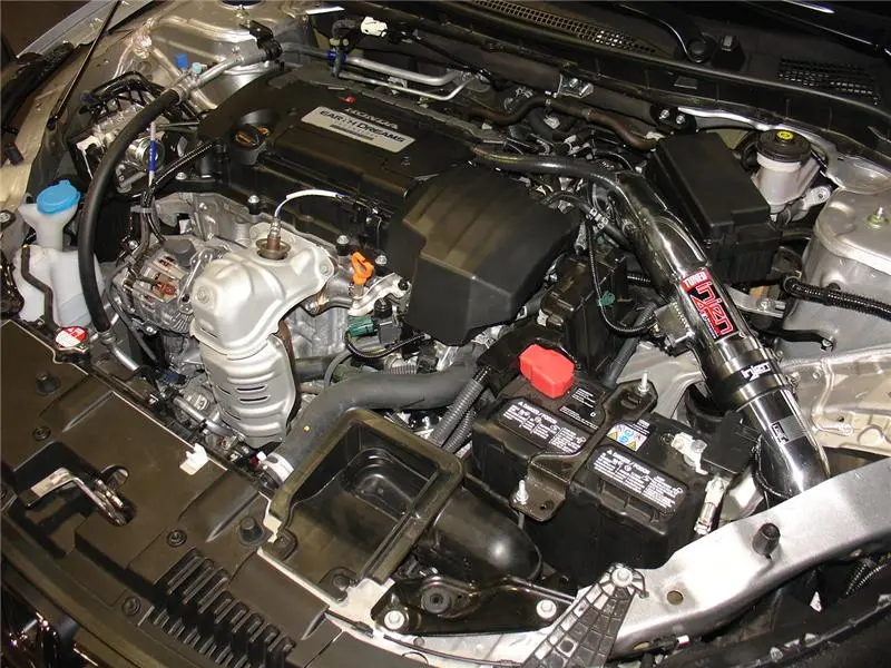 Injen 13-17 Honda Accord 2.4L 4Cyl Polished Cold Air Intake W/Mr Tech & Air Fusion (Converts To Sri) 1
