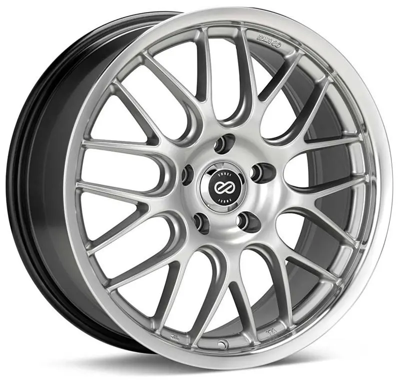 Enkei Lusso 18X8 40Mm Offset 5X114.3 Bolt Pattern 72.6 Bore Black W/ Machined Lip Wheel 2