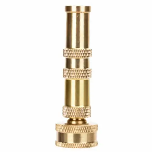 Zhejiang 20039-1 4" Heavy Duty Solid Brass Twist Garden Hose Nozzle - Quantity Of 18 1