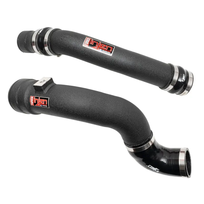 Injen 17-22 Ford F250/F/350/F-450/F-550 V8-6.7L Turbo Diesel Wrinkle Black Intercooler Piping Kit 1