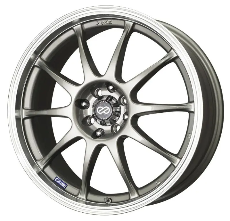Enkei J10 16X7 5X100/114.3 38Mm Offset 72.62Mm Bore Dia Silver Paint Wheel 1