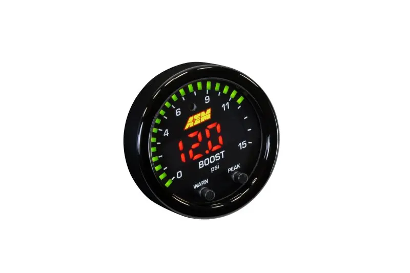 Aem X-Series Pressure 0-15Psi Gauge Kit 1