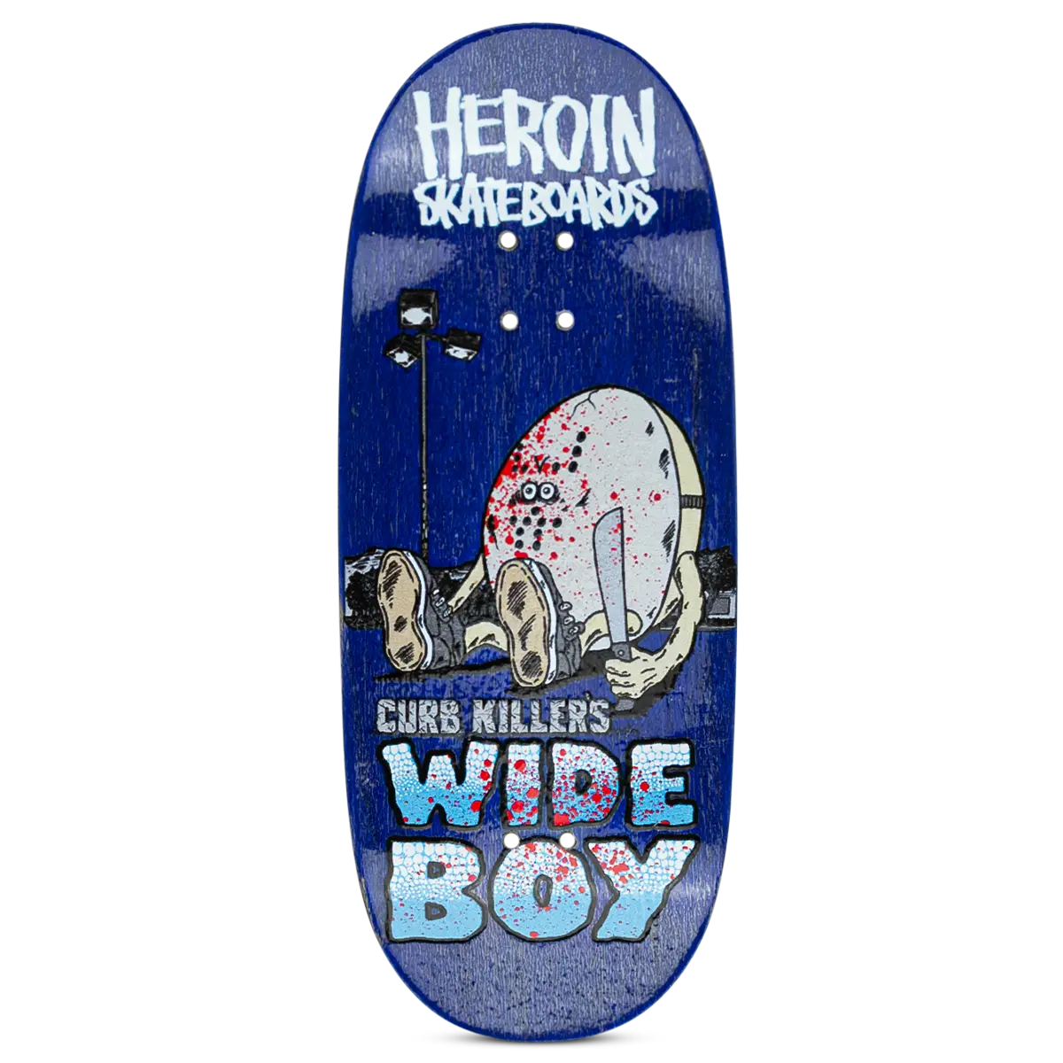Maple Lab Fingerboard Deck - Curb Killer Wideboy 1