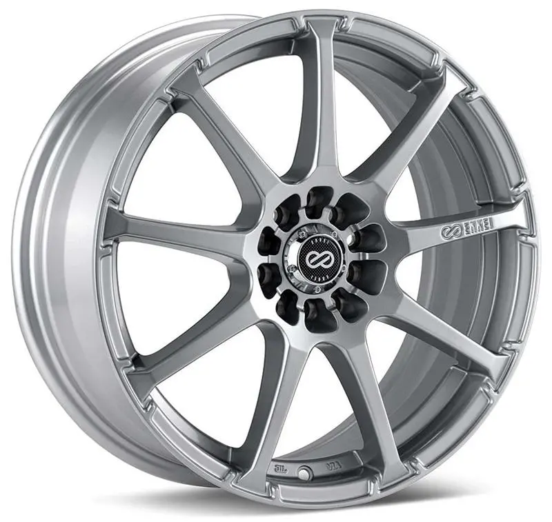 Enkei Edr9 17X7 5X100/114.3 45Mm Offset 72.6 Bore Diameter Black Wheel 1