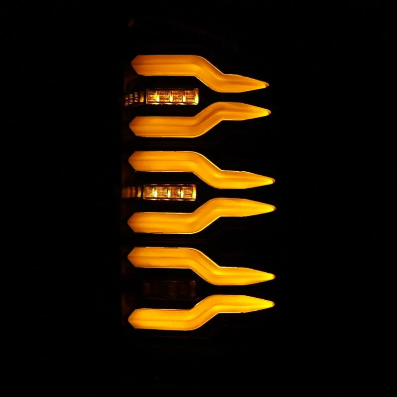 Alpharex 07-08 Dodge Ram1500/07-09 Dodge Ram 2500+3500 Luxx-Series Led Tail Lights(Pair) Alpha Black 2