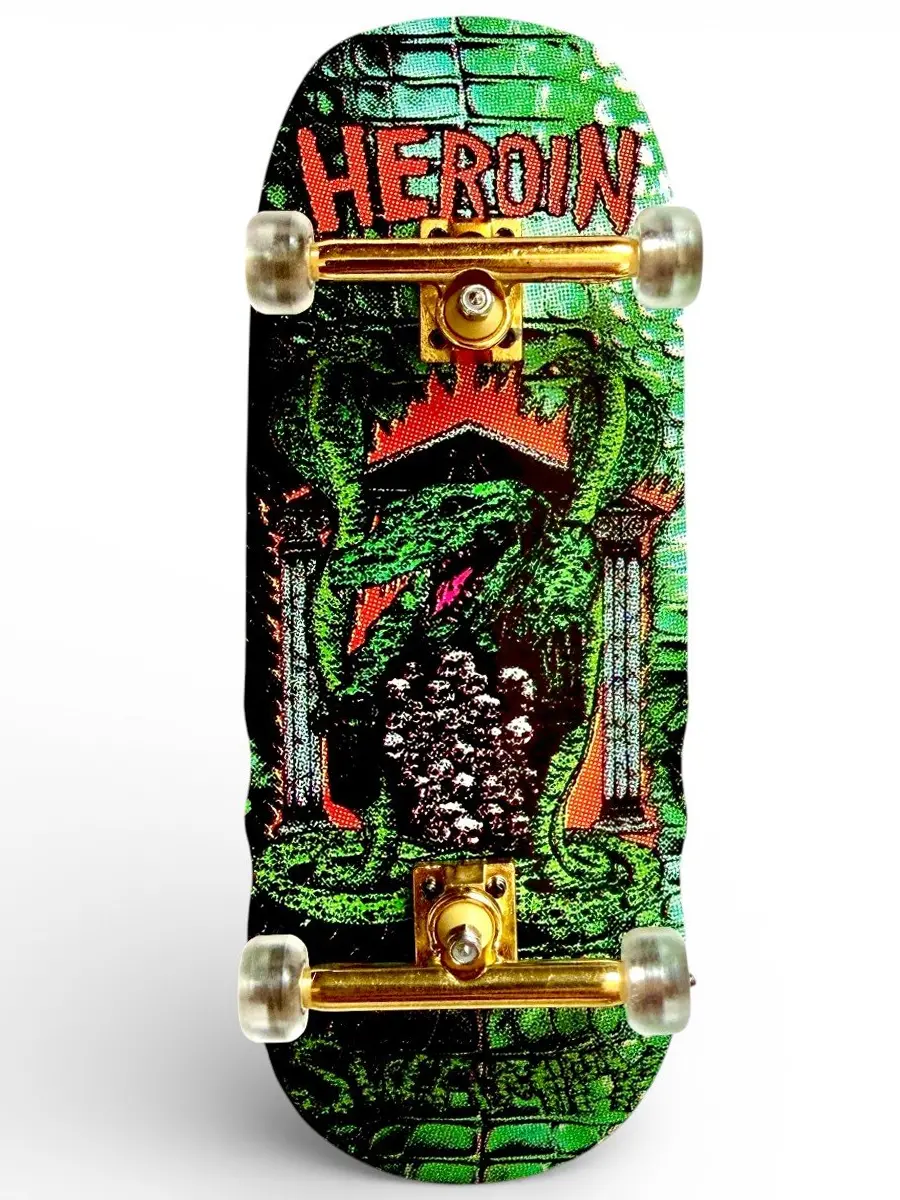 Custom X Heroin Fingerboard Complete - Swampy Boy Knock Off 1