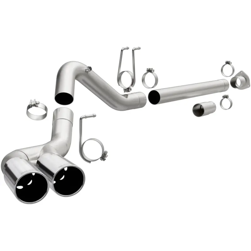 Magnaflow 08-17 Ford F-250/F-350/F-450 4.6L/6.7 Dpf-Back Ss 4In Dual Single Passenger Side Rear Exit 1