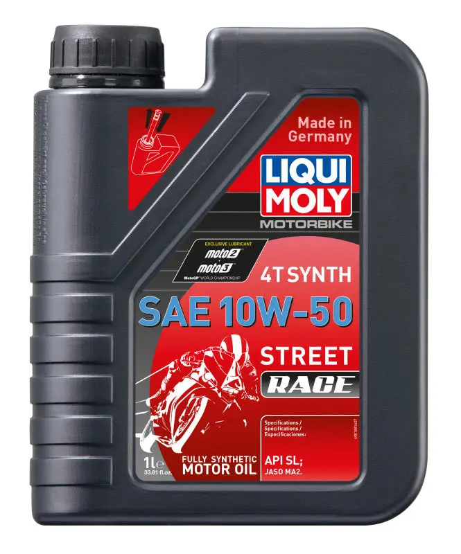 Liqui Moly 1L Motorbike 4T Synth Sae 10W50 Street Race 1