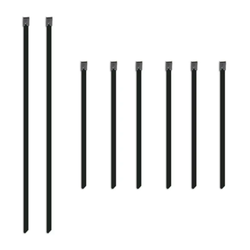 Mishimoto Set Of Six 6In & Two 14In Stainless Steel Locking Ties 1