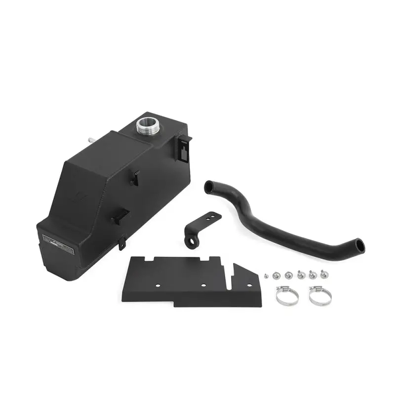 Mishimoto 11-19 Ford 6.7L Powerstroke Aluminum Degas Tank - Micro-Wrinkle Black 1