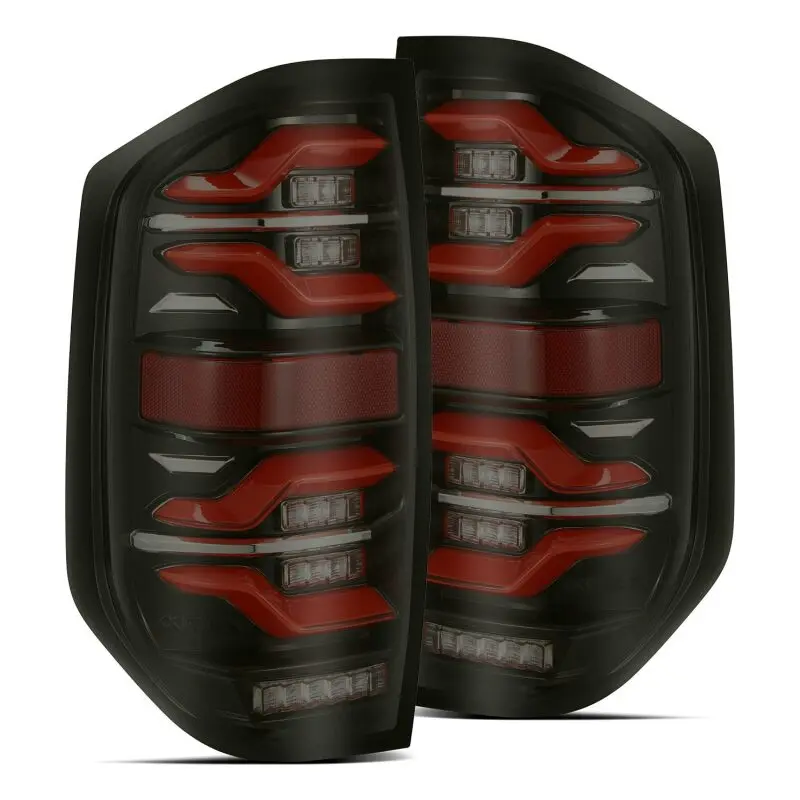 Alpharex 14-21 Toyota Tundra Luxx Led Taillights Black/Red W/Activ Light/Seq Signal 1